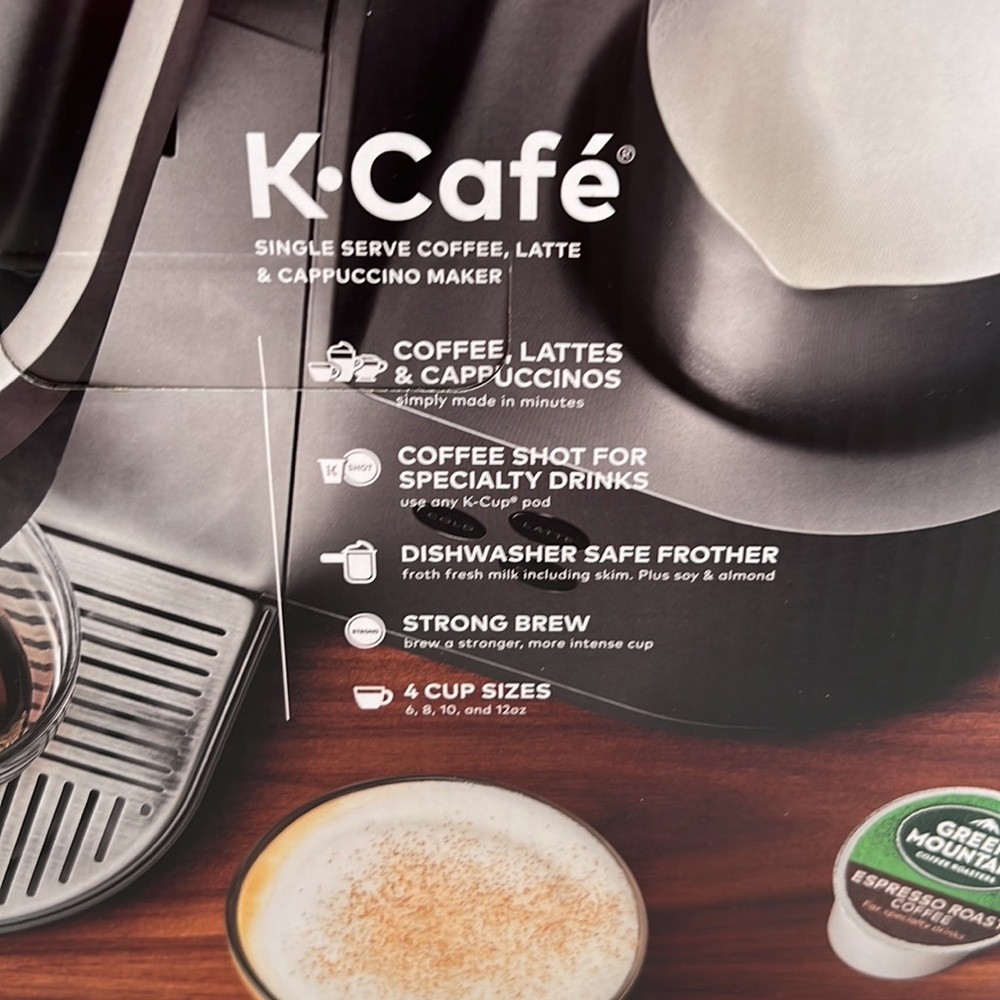 Keurig K-Cafe Special Edition K-Cup Pod Coffee, Latte and Cappuccino Maker, New - Picture 11 of 16